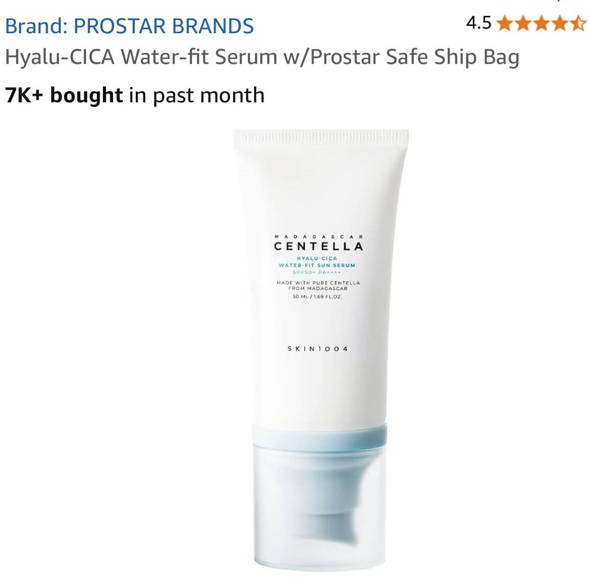 Centella Hyalu- CICA sun prote