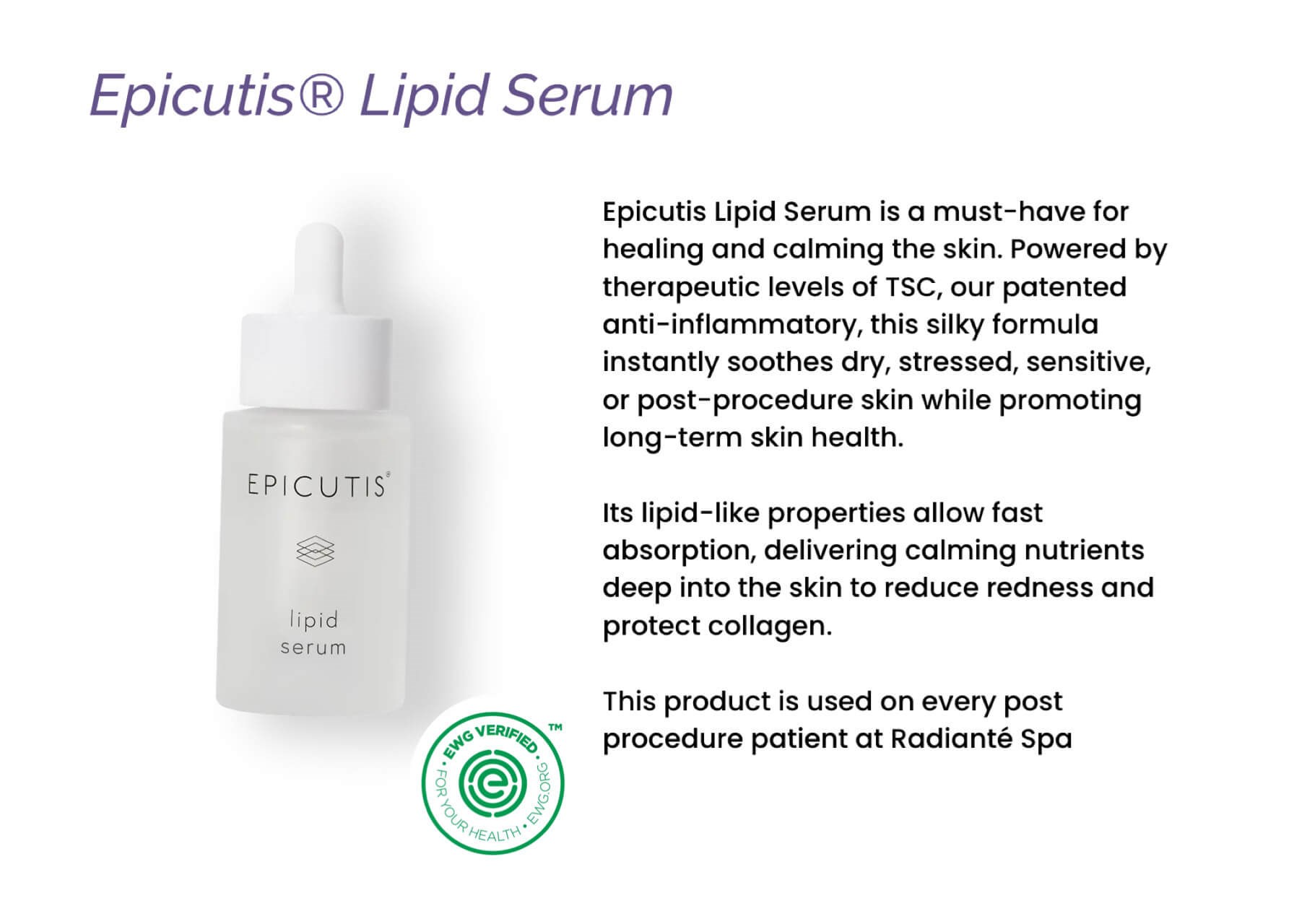 Lipid Serum Soothes and Restor