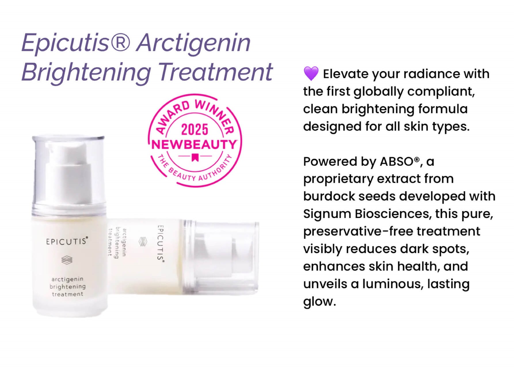 Arctigenin Brightening Treatme