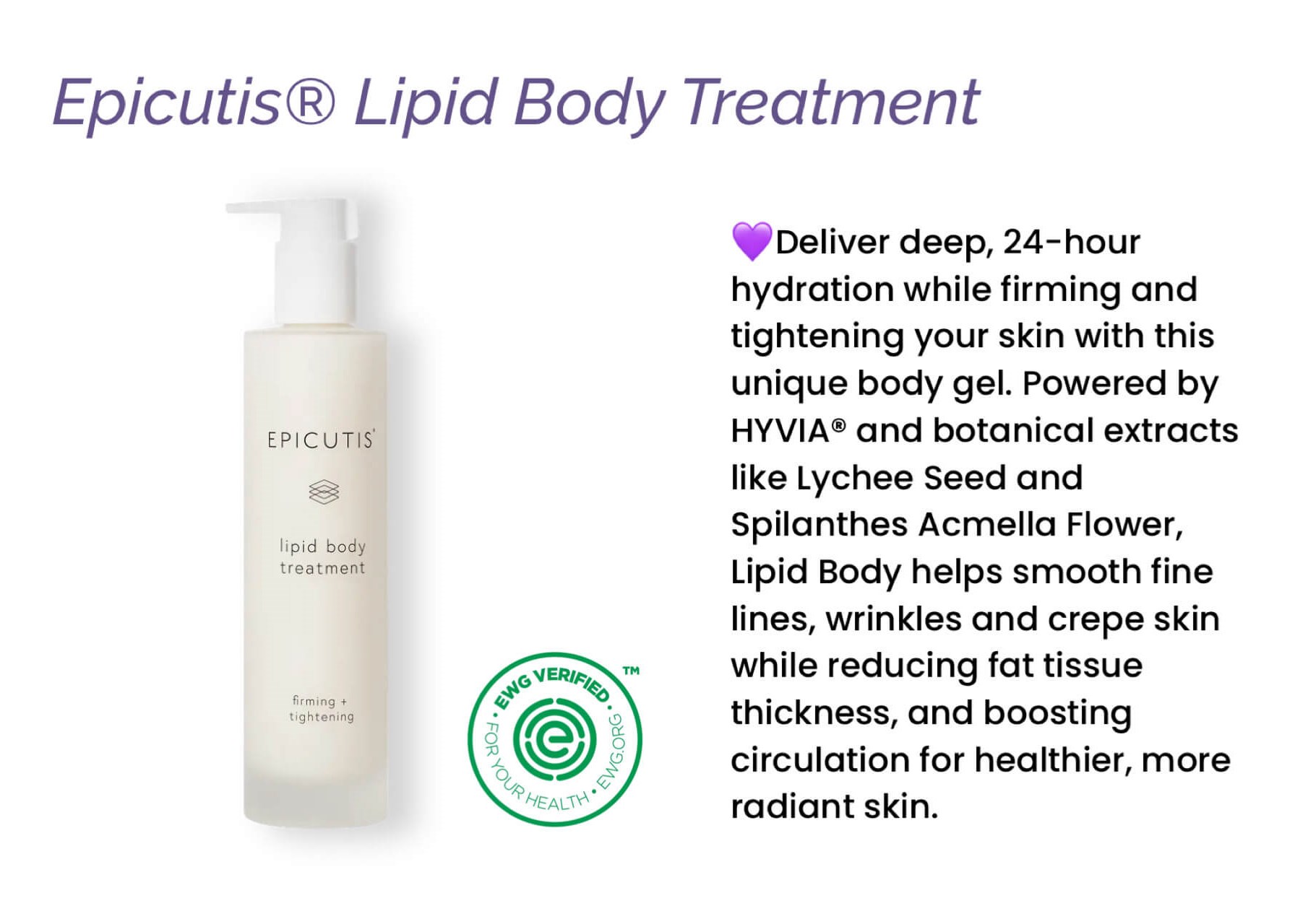Epicutis Lipid Body Treatment